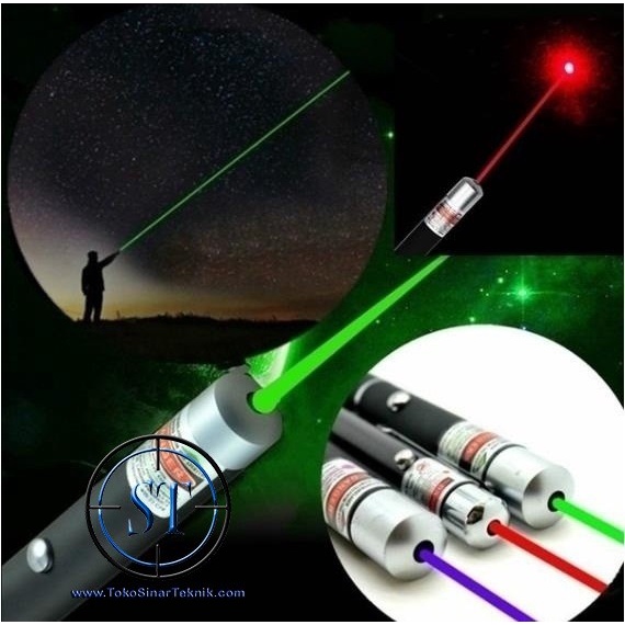 Pen Laser Pointer 5mw Warna Beam Powerful Laser 5MW Pulpen daya Tahan Tinggi