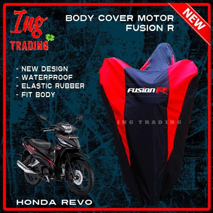 Body Cover Motor Honda Revo / Sarung Motor Revo / Cover Motor Revo