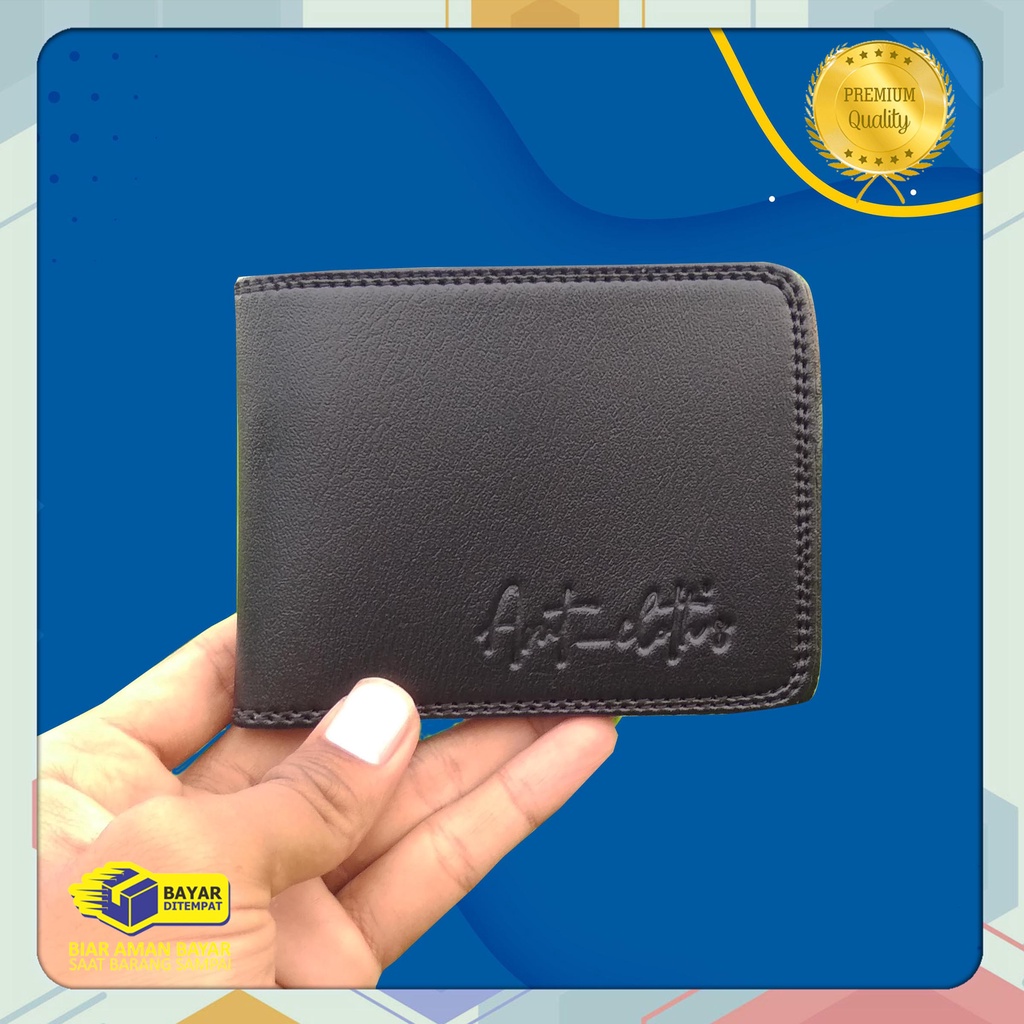 AMT Cloth's Fashion Dompet Pria amt pendek Bahan Kulit sintetik