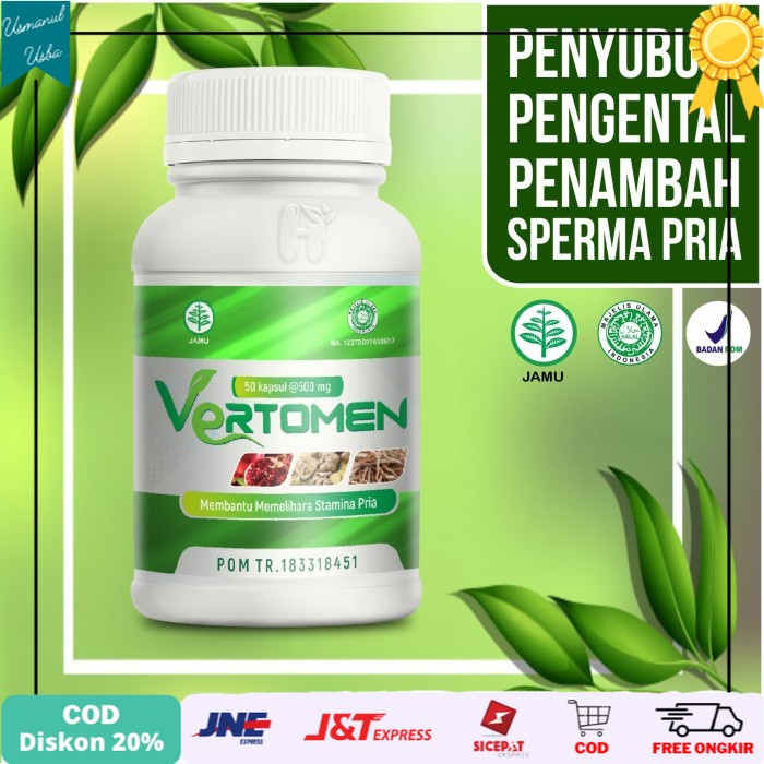 

◾COD◾ Manimax kesuburan pria, penambah dan pengental alami