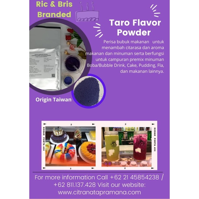 

Taro bubuk/powder