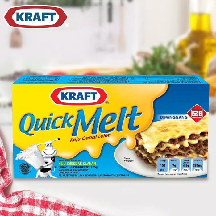 

kraft keju quick melt keju leleh cheese mozarella 175 gram