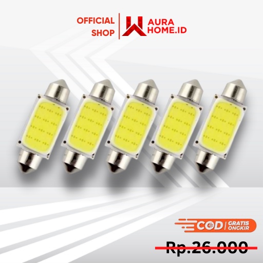 Lampu Interior Mobil LED COB Dome Light c5w BA9S 1PCS / Lampu Kabin Atap Plafon Plapon Plavon Interi