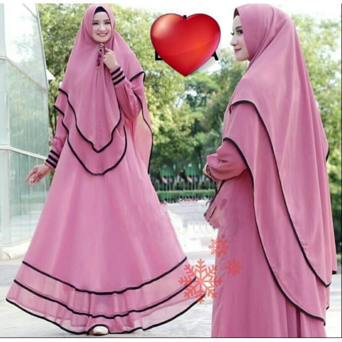 Dress Dohia - Pakian Wanita - Dress Muslim Wanita Terbaru