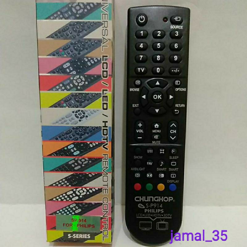 REMOTE REMOT TV PHILIPS LED/LCD/HDTV MULTI TANPA PROGRAM