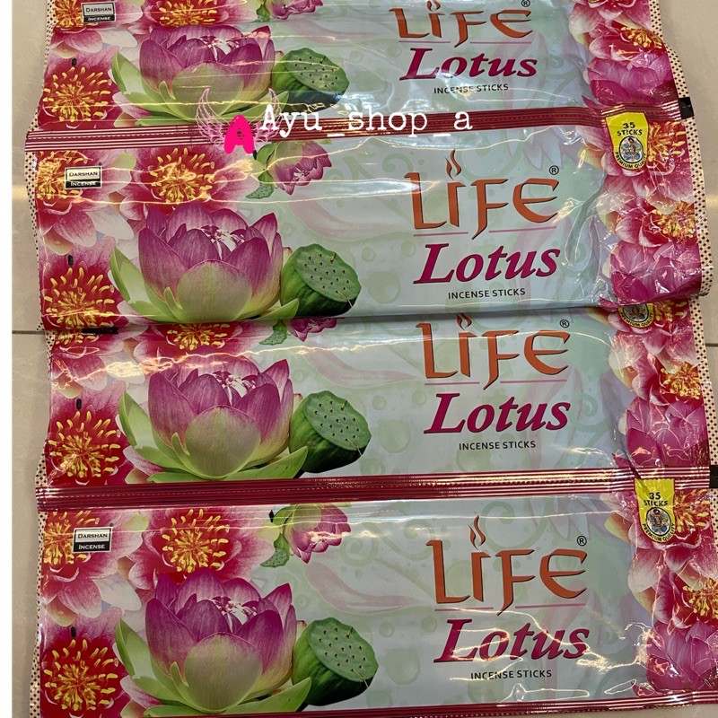 Dupa Hio Harum Wangi Aromaterapi  Life Darshan India Incense Sticks Aromateraphy 35 Batang