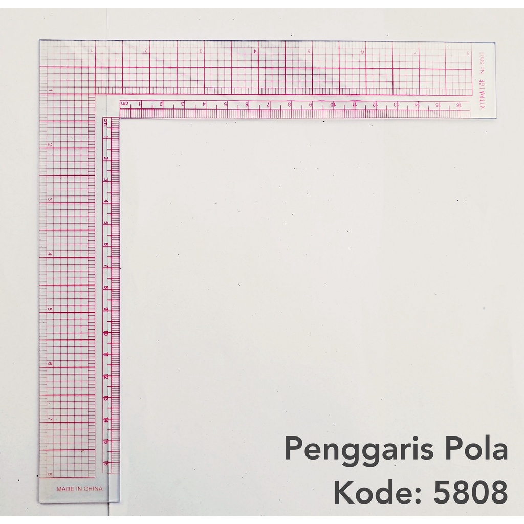 [Defect Sale] Penggaris Pola / Penggaris Quilting / Penggaris Pattern Drafting