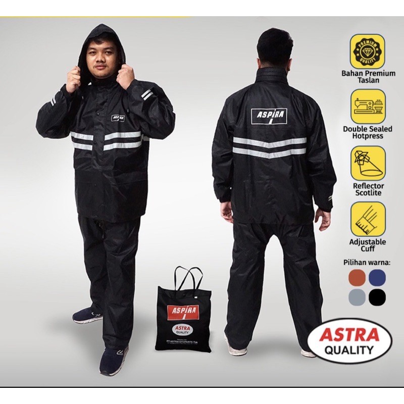 Jas Hujan Premium Aspira ASTRA Original