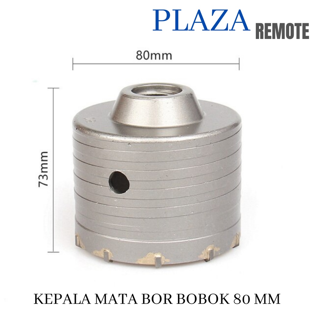 Mata Bor Lubang Tembok Hole Saw Hollow Core 80 MM SDS PLUS ROUND BULAT