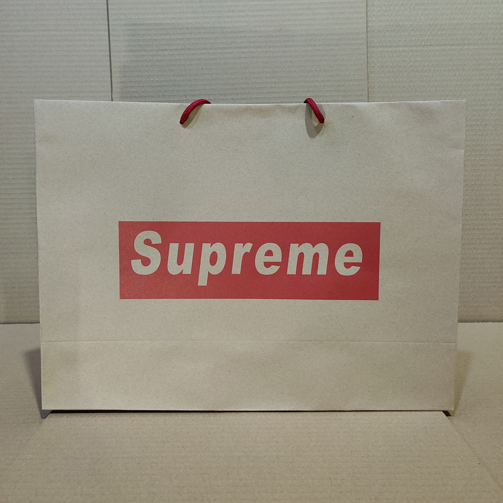 Supreme Kraft Paper Bag Tote Bag Shopping Bag Shopee Indonesia