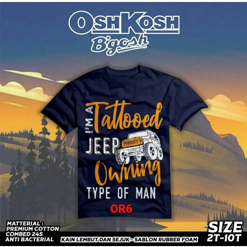 Kaos anak laki laki 2-10 tahun - kaos offroad