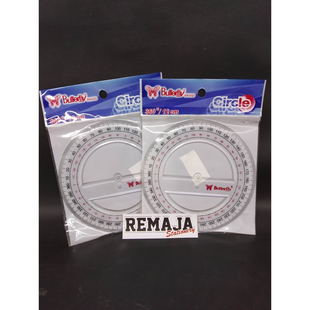 

Penggaris Butterfly bulat kecil 360/12