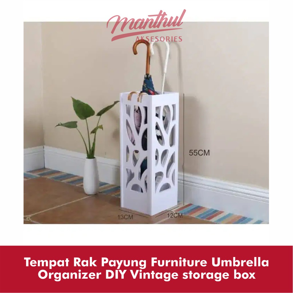 Tempat Rak Payung Furniture Umbrella Organizer DIY Vintage storage box