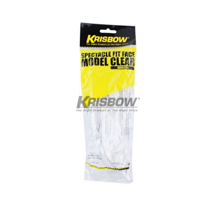 Krisbow Kacamata Safety Bening/Spectacle Fit Face Model Clear Terlaris
