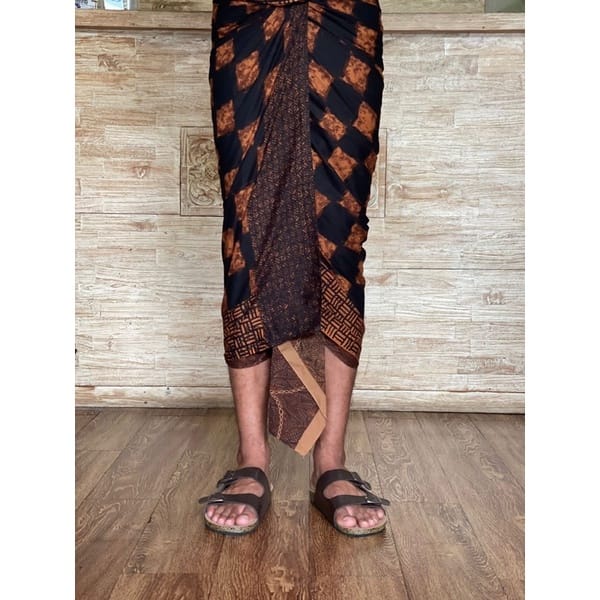 Saput Batik Indigo Bali || Saput batik indigo print KLASIK VIRAL