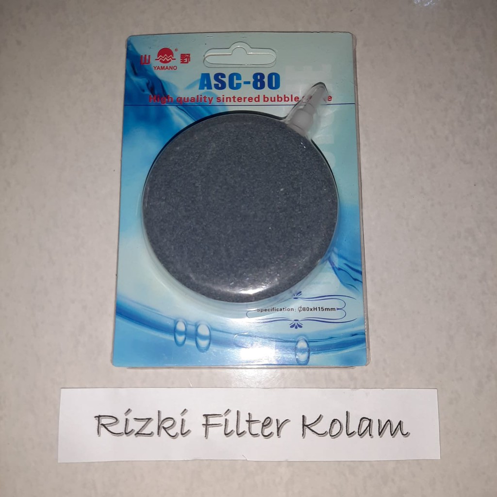 Batu aerator / batu airstone Yamano ASC-80 / batu gelembung kolam aquarium