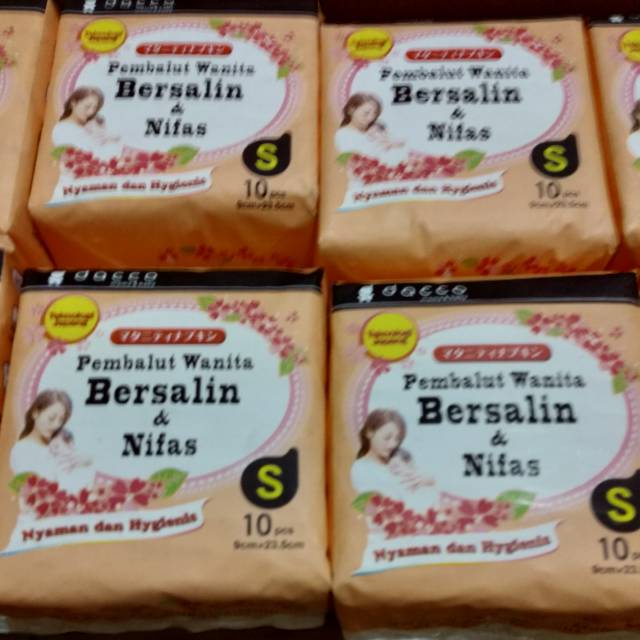Maternity Napkin ukuran S pembalut bersalin Sanyo