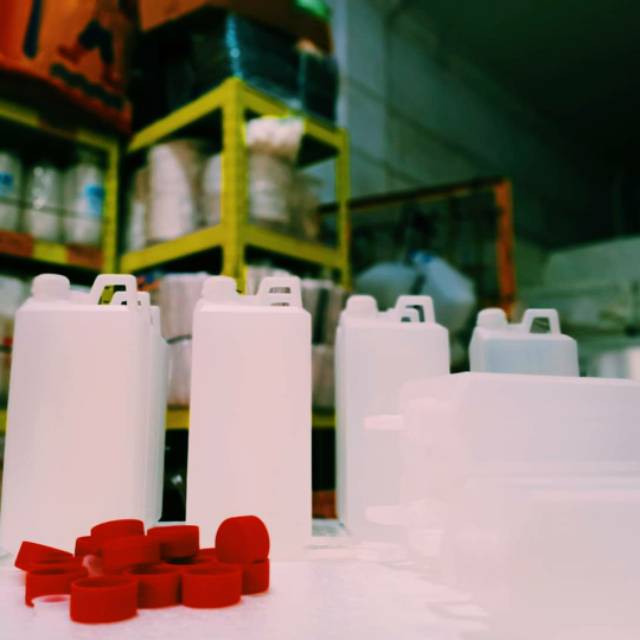 BOTOL PLASTIK HDPA JERIGEN PETAK 1LITER