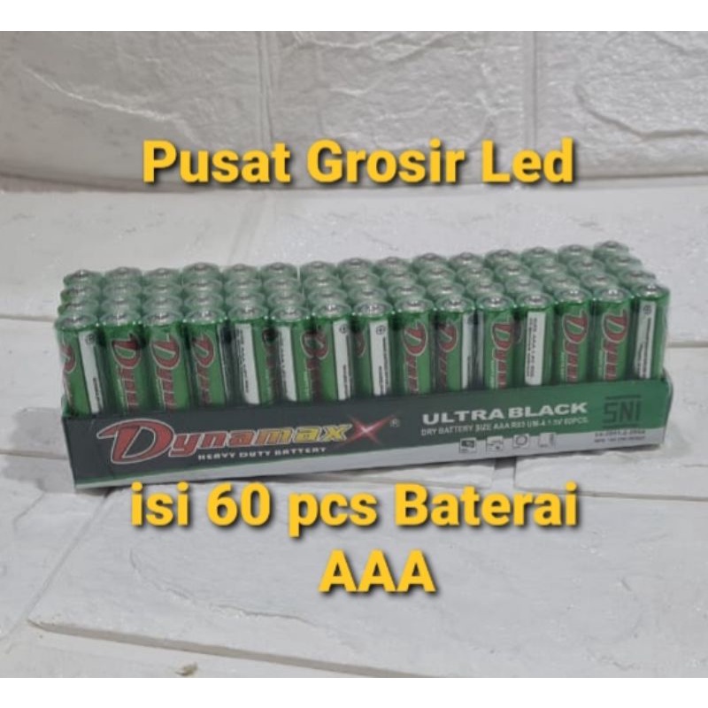 1 pak Baterai Murah Dynamax isi 40 pcs AA dan AAA