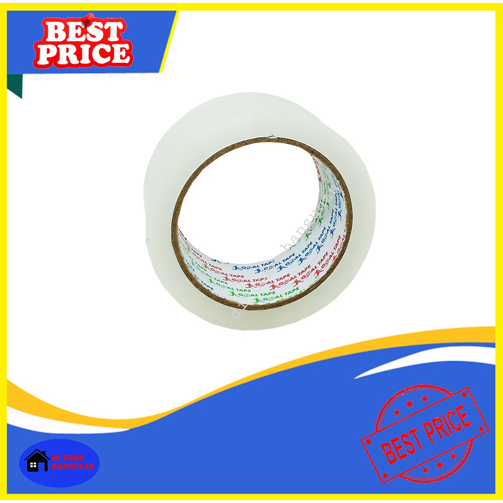 Lakban Bening Tebal 2 Inch Goal Tape