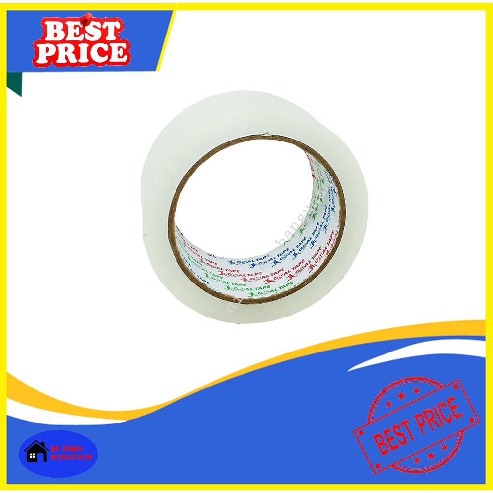 Lakban Bening Tebal 2 Inch Goal Tape