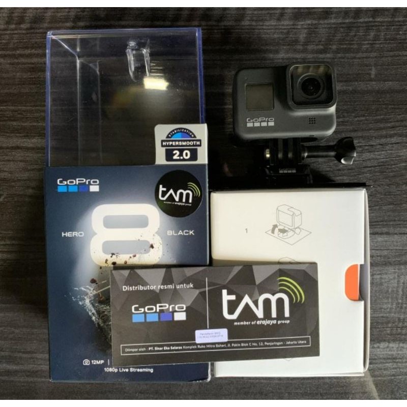 GOPRO 8 BLACK FULLSET SECOND BEKAS