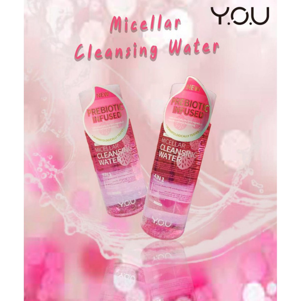 YOU Prebiotic-Infused Micellar Cleansing Water - 50 &amp; 110 ml