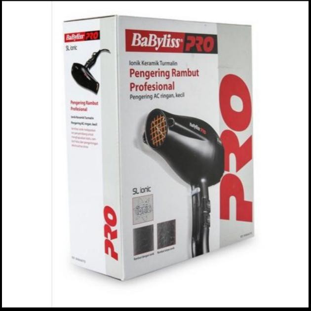 Hair Dryer Babyliss Pro Sl Ionic 1100 Watt Fikafiki90