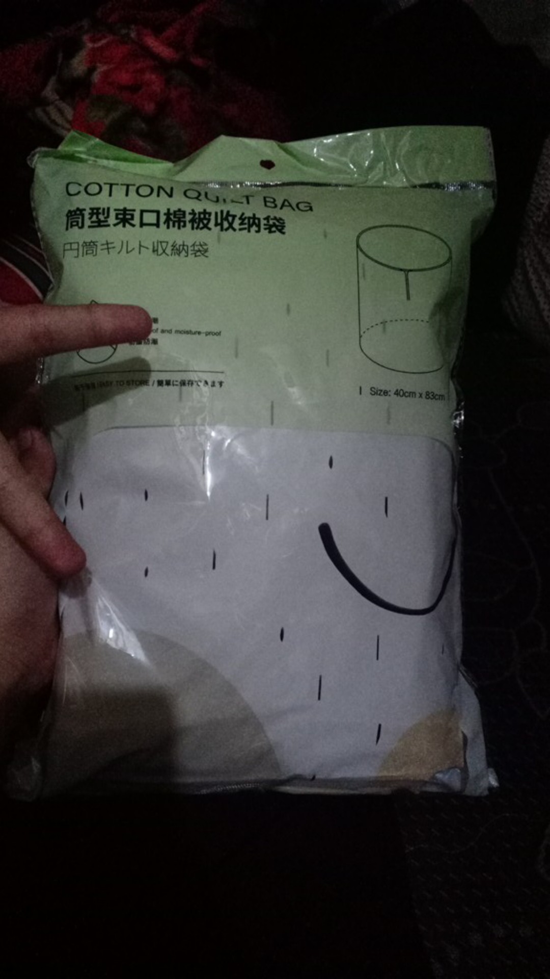 Laundry Bag Kantong Penyimpanan Bed Cover, Handuk, Selimut, Baju