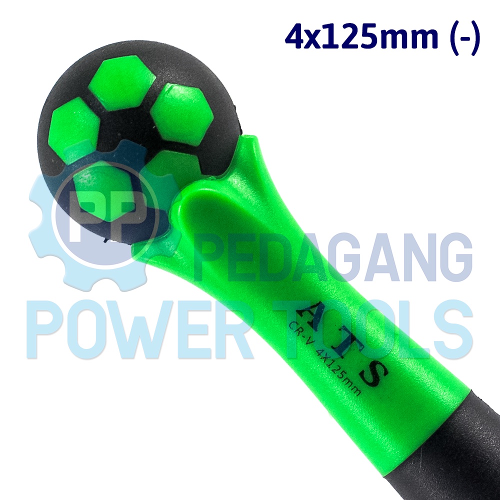 ATS OBENG BOLA 5 INCH MINUS 4 MM GAGANG PLASTIK MIN RADIO SCREWDRIVER