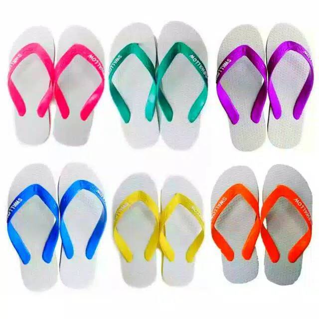 SANDAL SWALLOW UKURAN 9,9½,10,10½,WARNA RANDOM. SATU PASANG