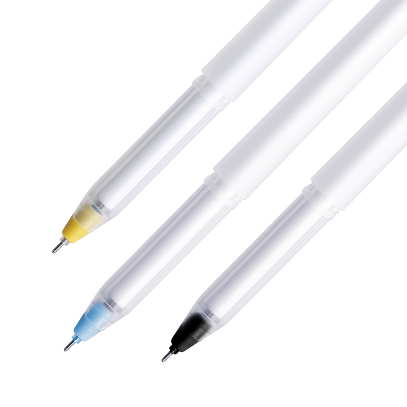 Deli Gel Pen Pulpen Gel Tinta Hitam 0.5mm Desain Unik A118-1