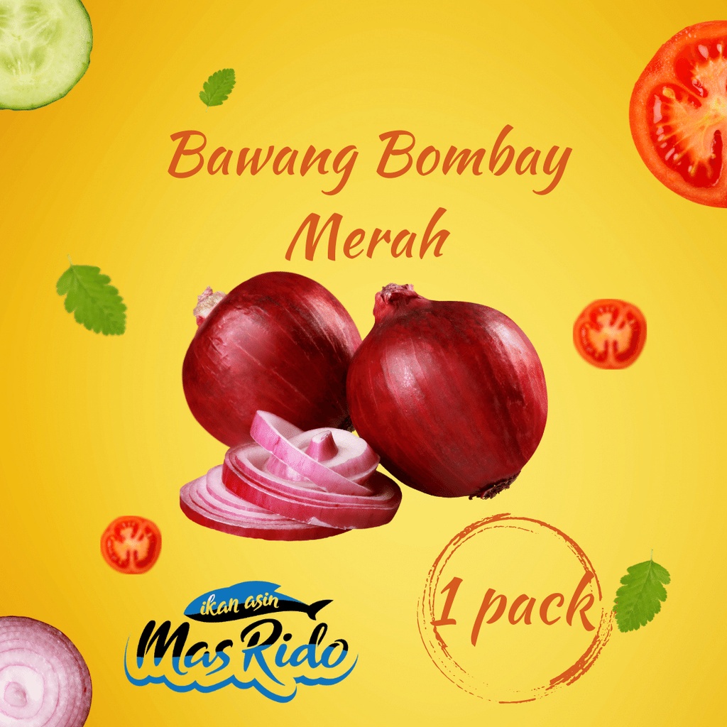 

Bawang Bombay Merah Bersih Kemasan Pack