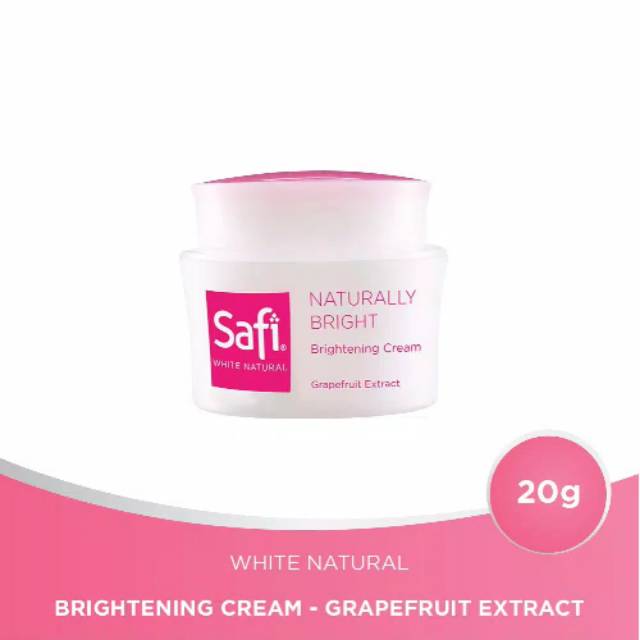 [ GROSIR ] Safi white natural Brightening cream grapefruit 25G / 45 G