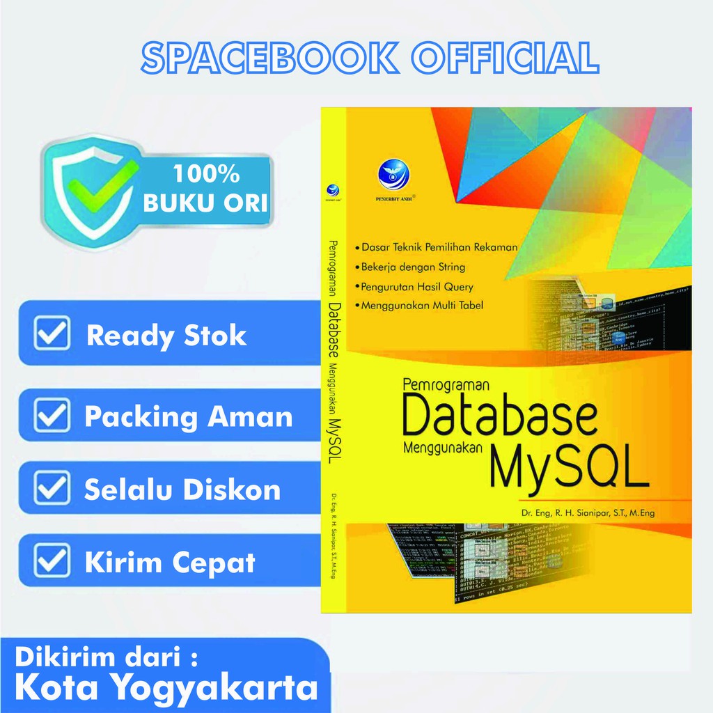 Jual Pemrograman Database Menggunakan MySQL - Penerbit Andi | Shopee ...