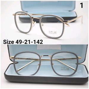 Frame Kacamata Linda farrow 3322 Black Silver Frame Kacamata korea Frame Kacamata Cewe Kacamata mur