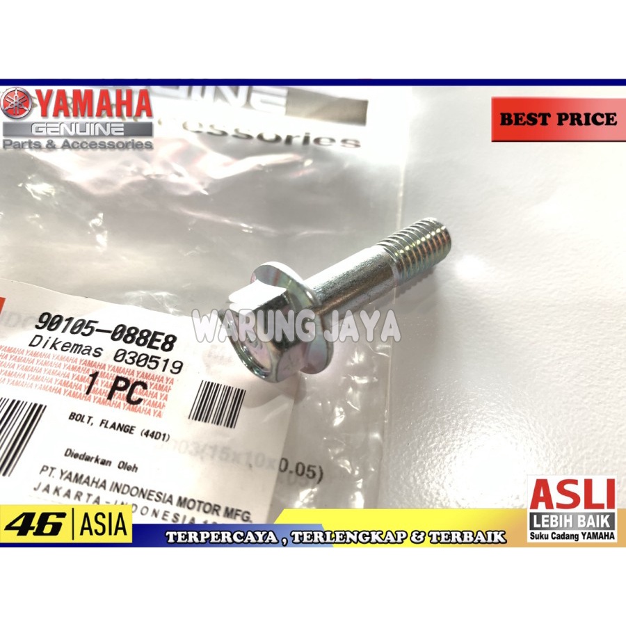 Baut Shock Belakang Xeon Asli Original Yamaha 90105-088E8