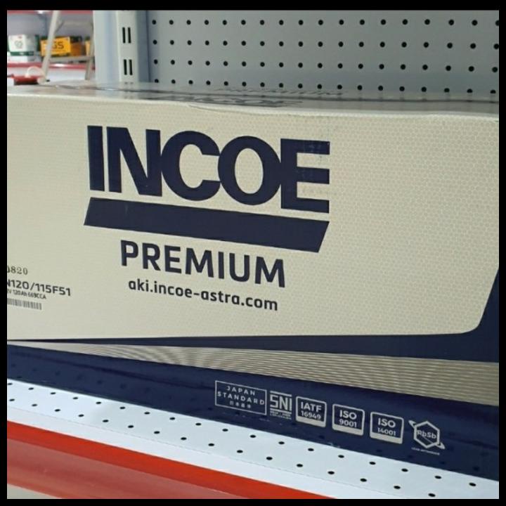 Aki Accu Incoe Premium N120 12V 120Ah Aki Basah