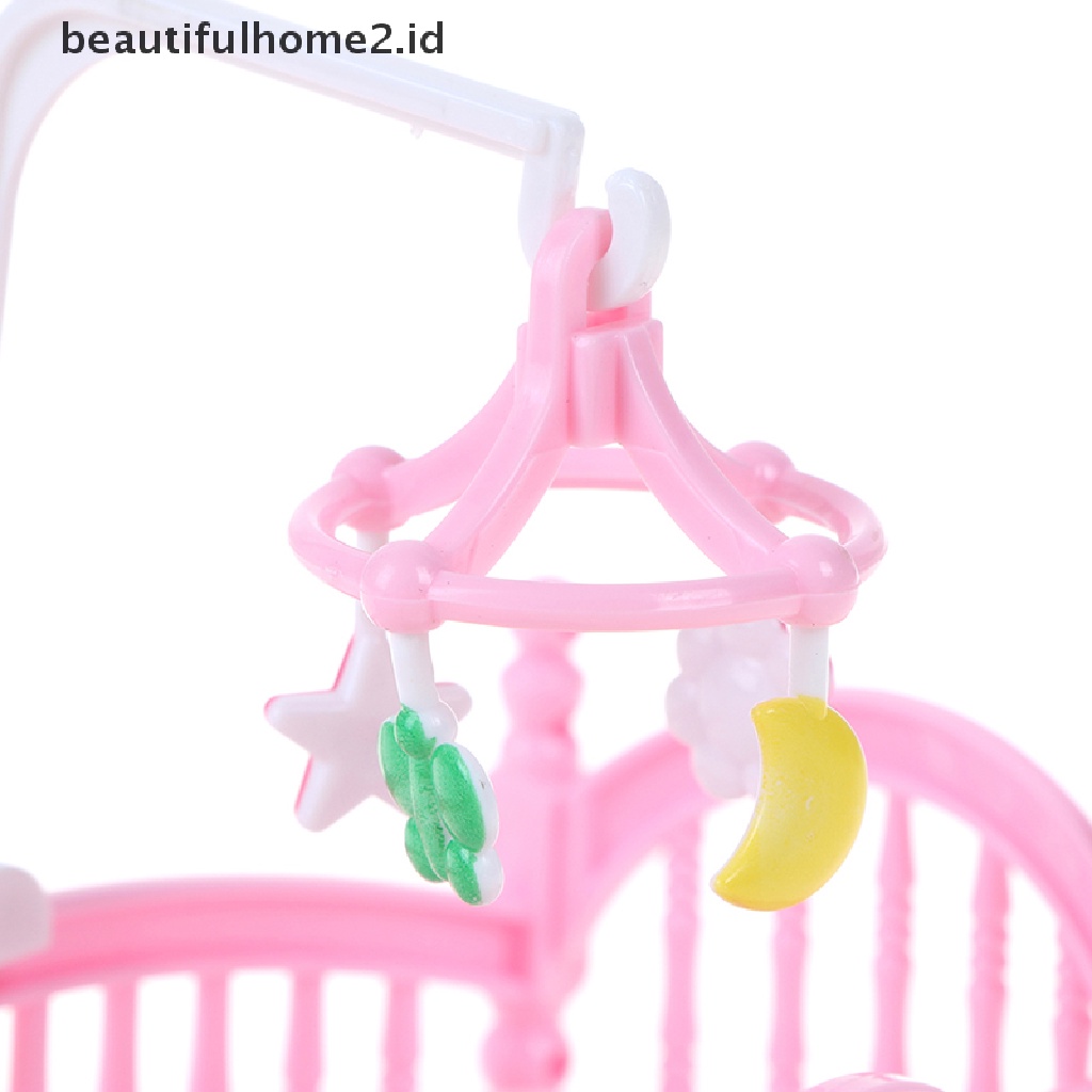 (Beautifulhome2.Id) Miniatur Tempat Tidur Kuda Trojan Untuk Dekorasi Rumah Boneka