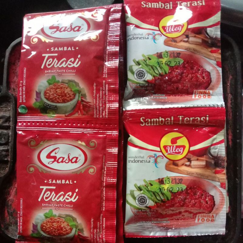 

Sambal terasi finna dan sasa