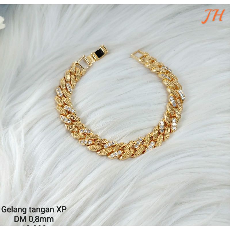 Fourfashion Gelang Sisik Naga Permata Premium JX033