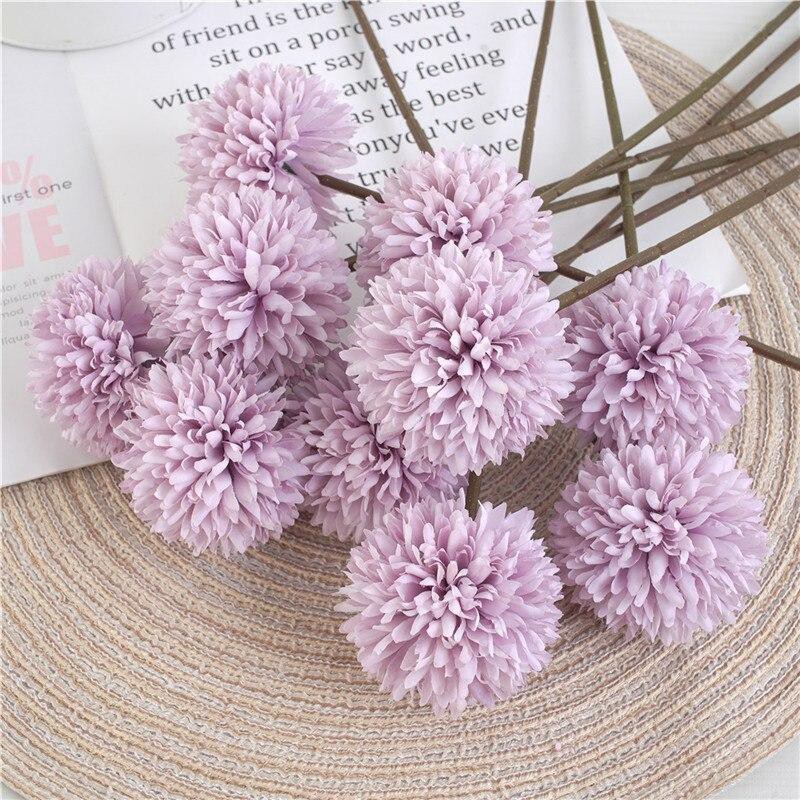 Bunga Plastik DANDELION - Artificial Flower - Bunga Hydrangea - Bunga Impor Dekorasi Pesta Hias-6