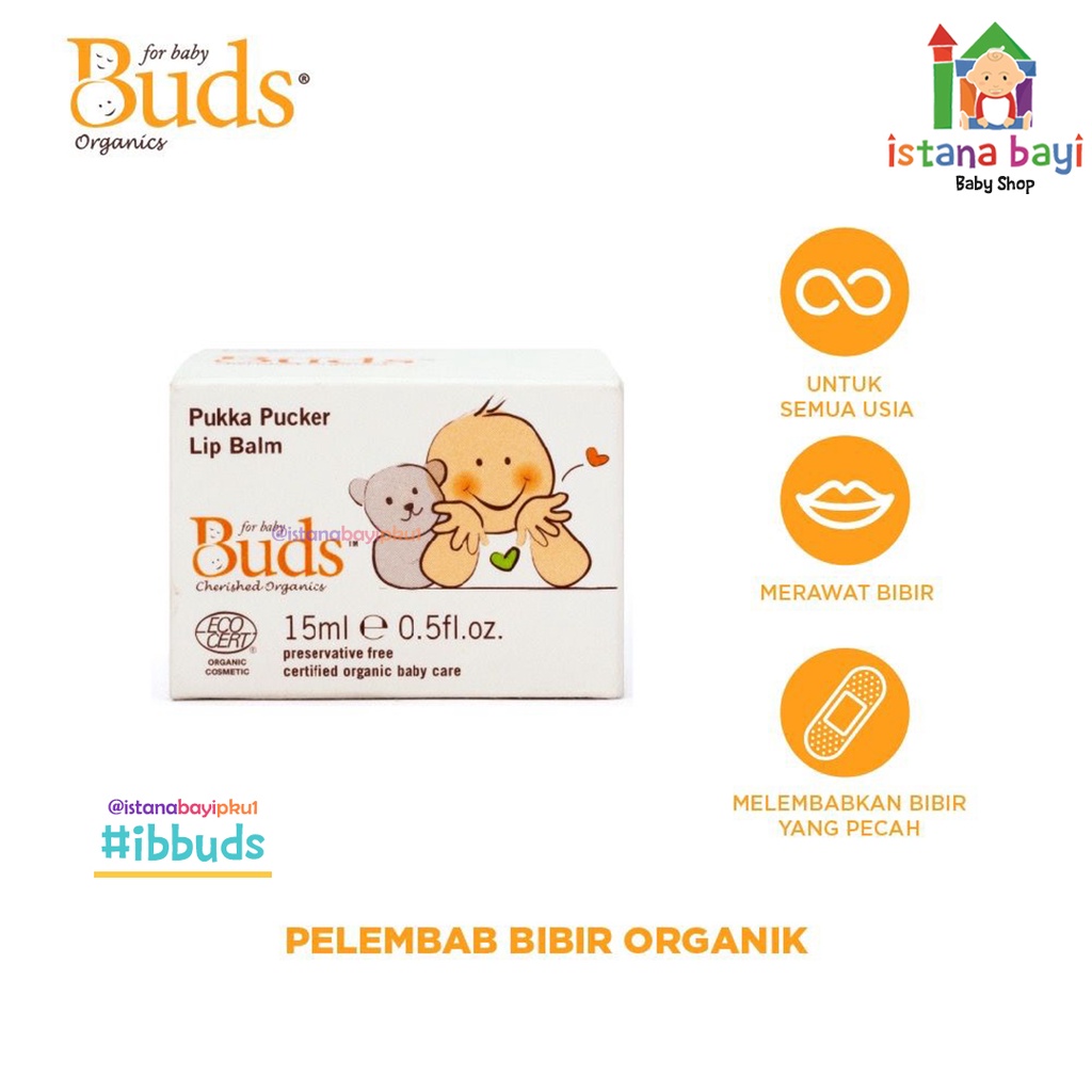 Buds Organics Pukka Pucker Lip Balm/Baby lip balm