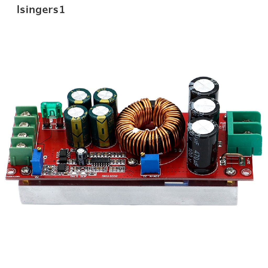 (lsingers1) Modul Boost Step up Buck Konverter DC-DC 20A 1200W 8-60V Ke 12-83V