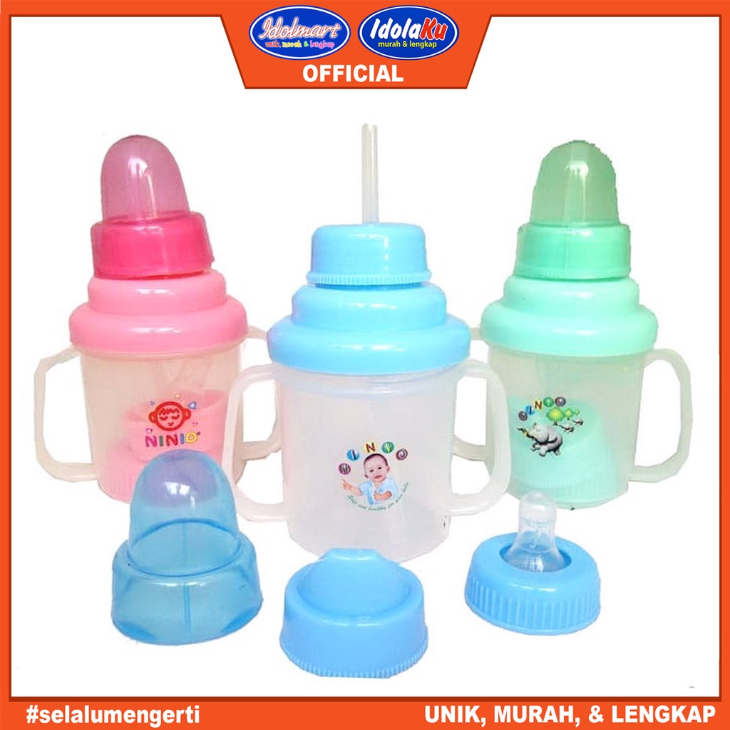 IDOLMART Baby training 3 in 1 cup ninio / Gelas Minum Bayi Surabaya