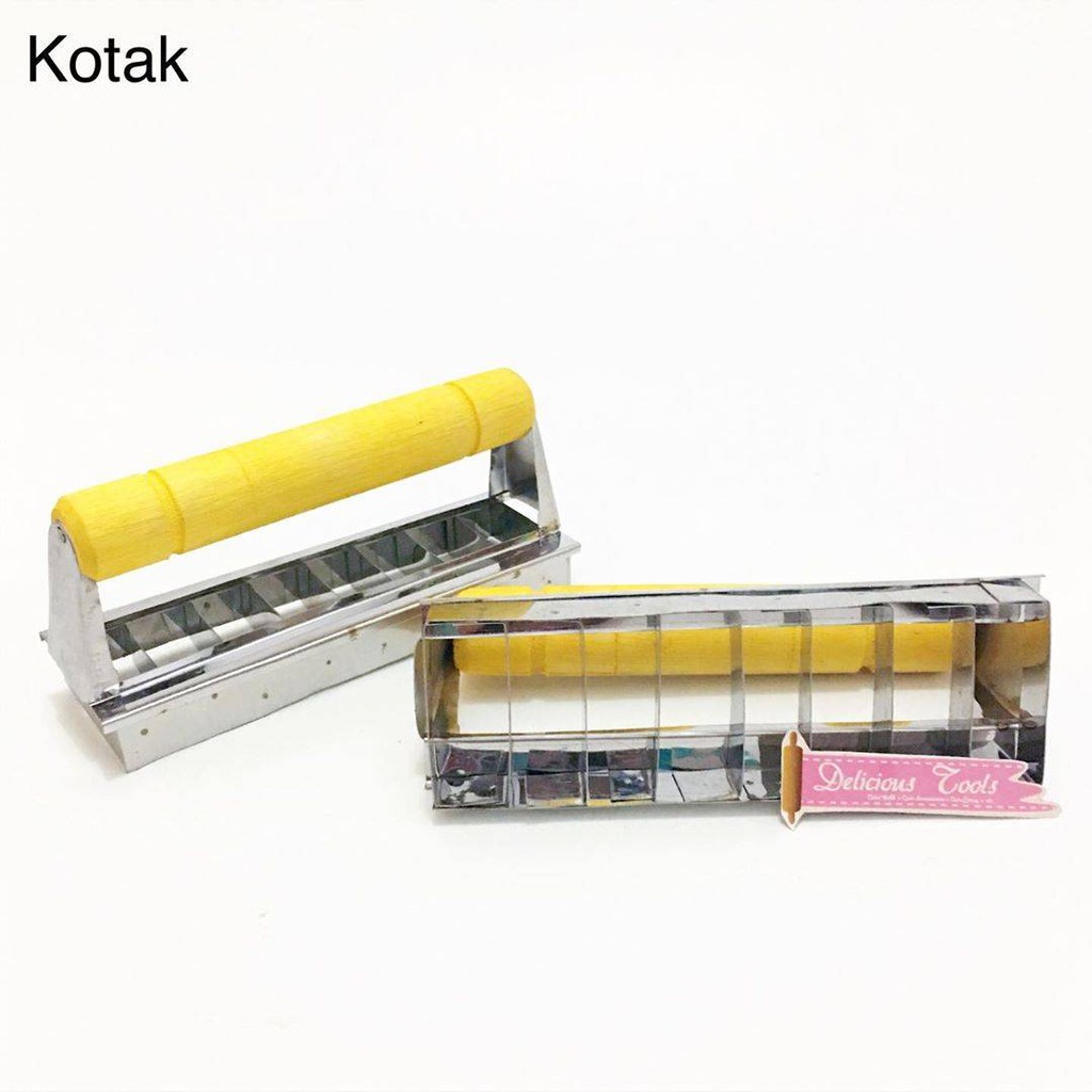 Cetakan bangkit Kotak cetakan kukis kue kering baking