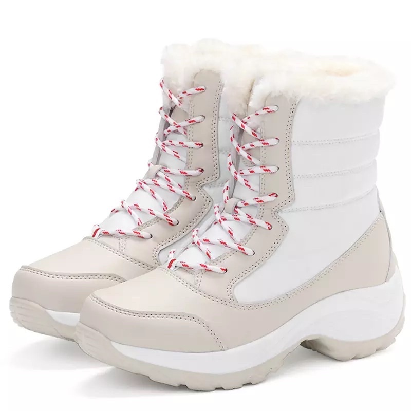 Winter Snow Boots Waterproof Sneaker Boots anti air Musim Dingin