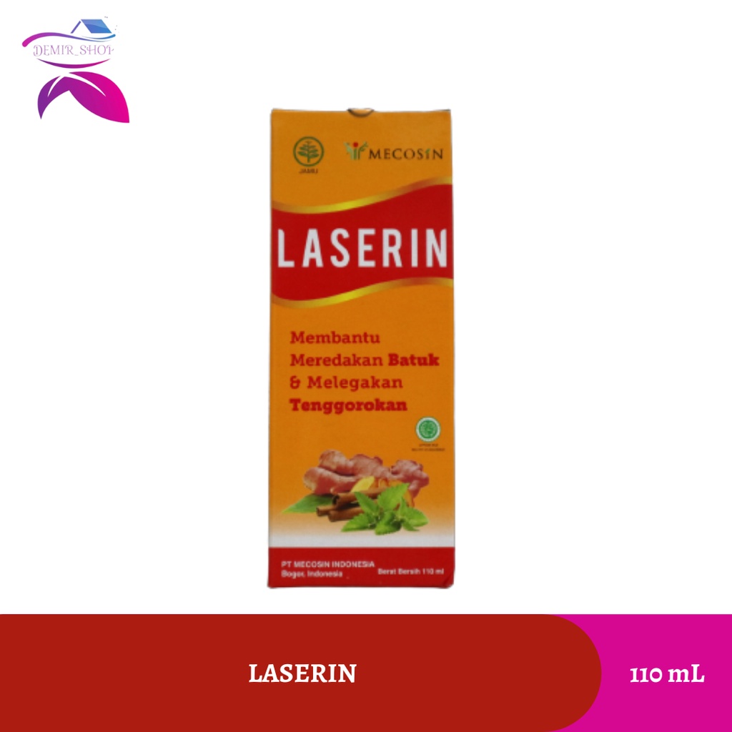 Obat Batuk Laserin 60 mL &amp; 110 mL / Melegakan Tenggorokan