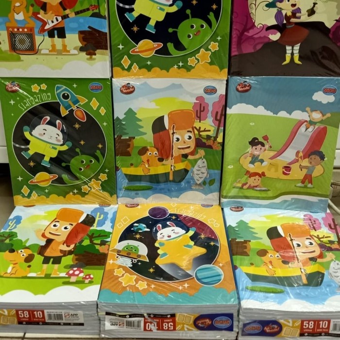

Lucu Obral Murah Buku Tulis Sinar Dunia 58 Lembar Promo