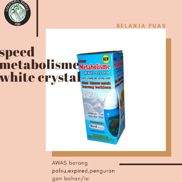 NEW SPEED METABOLISME WHITE CRYSTAL